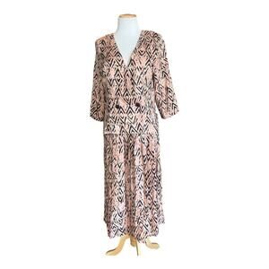Maggy London Two Piece Blazer Skirt Set‎ Silk 10 Vintage